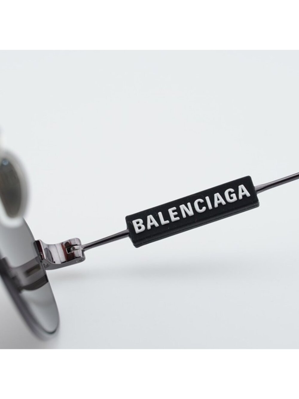 Balenciaga BB0115S 001 Sunglasses Grey Aviator Frame, Grey Lenses - Picture 4 of 11